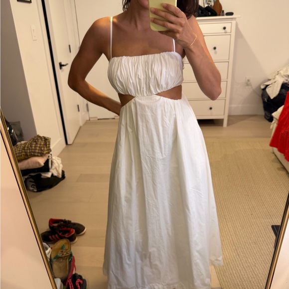 Abercrombie & Fitch Dresses & Skirts - Abercrombie & Fitch White Cutout Maxi Dress